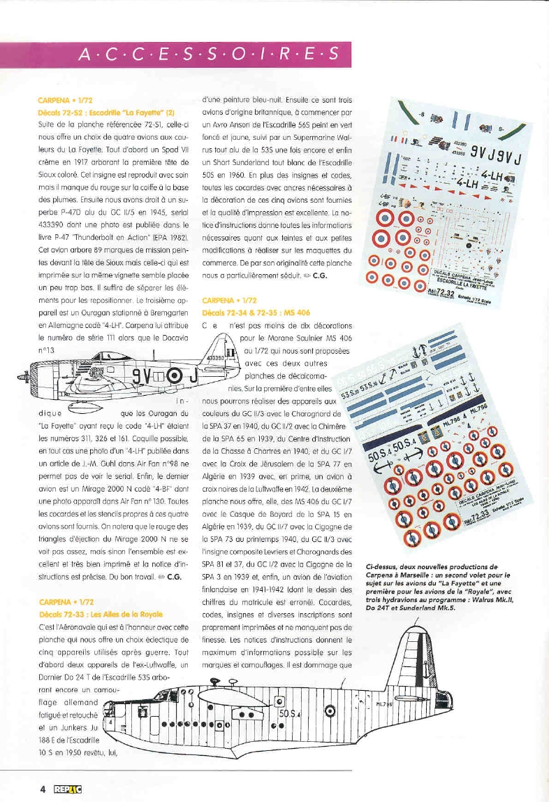 Replic 005 - Super Etandard, Messerschmitt Bf-109 F